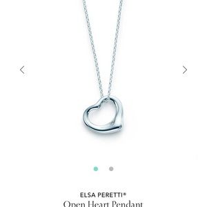 Tiffany Open heart Elsa Peretti open heat charm